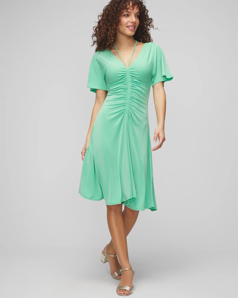 White house black market teal dress hotsell